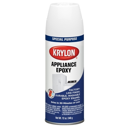 KRYLON Appliance Epoxies; Appliance White; 12 oz. Aerosol 3201